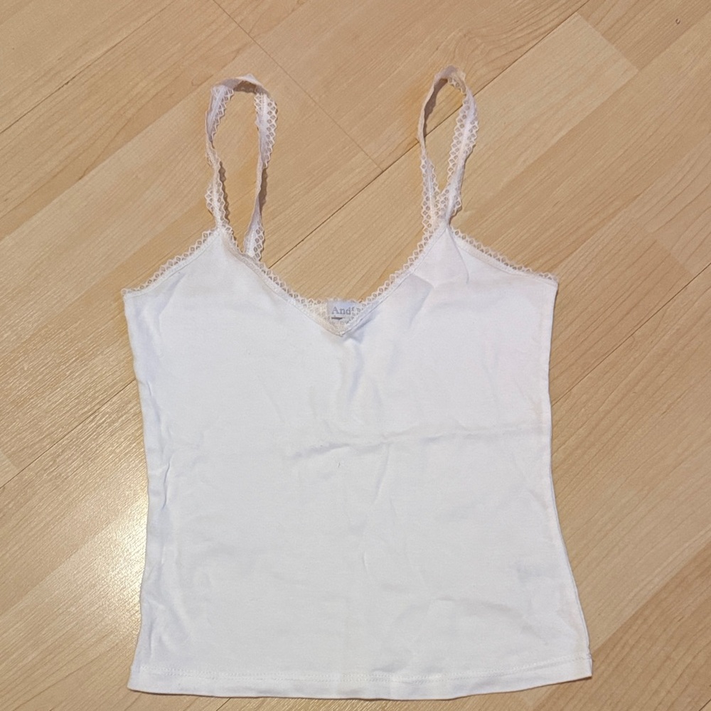 Elegant White Lace Camisole
